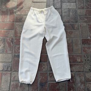 Aritzia Cream Straight Leg Pants